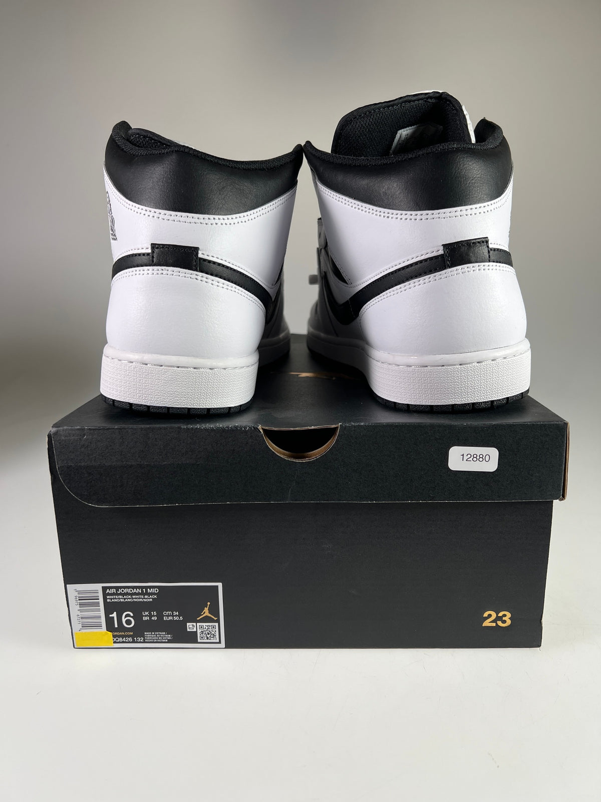 Air Jordan 1 Mid - Größe EU 50,5 #12880