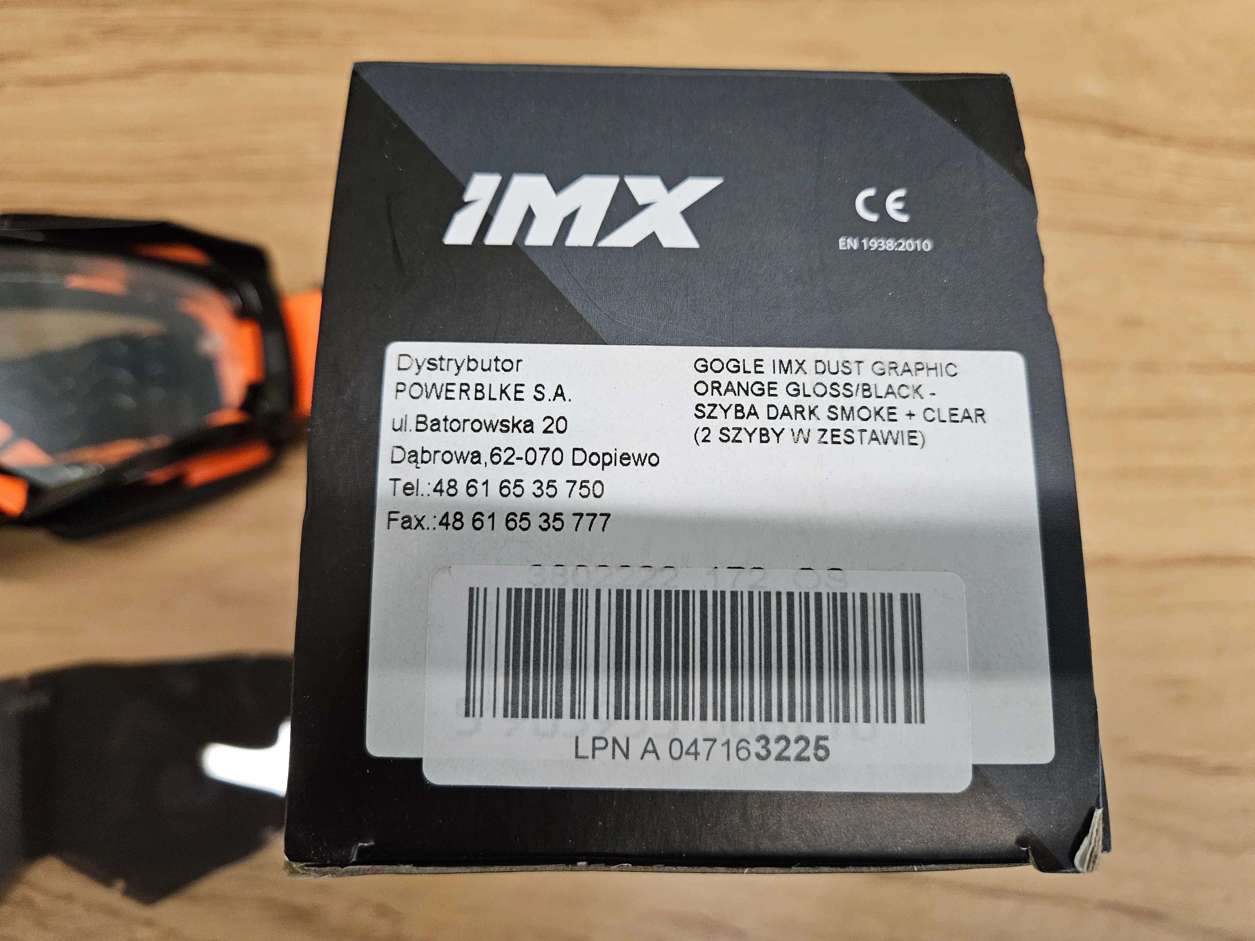 IMX RACING DUST Motorrad Schutzbrille #4425 - Black Forest Deals