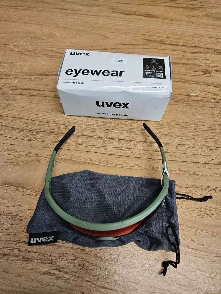 uvex Unisex Sportstyle 227 Sportbrille #4429 - Black Forest Deals