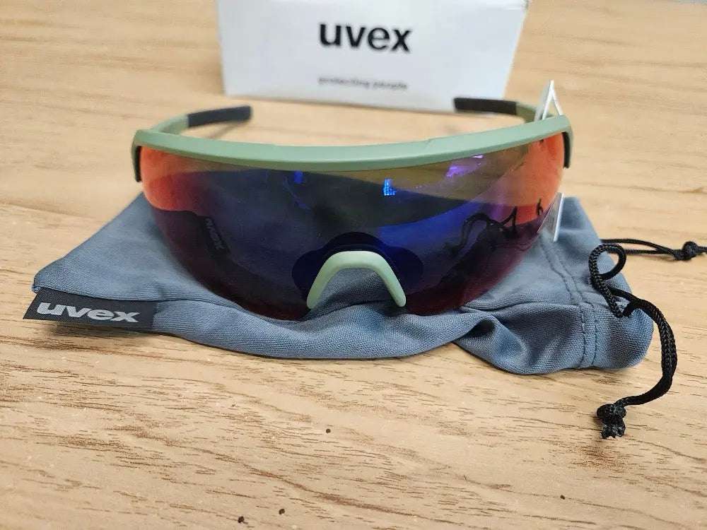 uvex Unisex Sportstyle 227 Sportbrille #4429 - Black Forest Deals