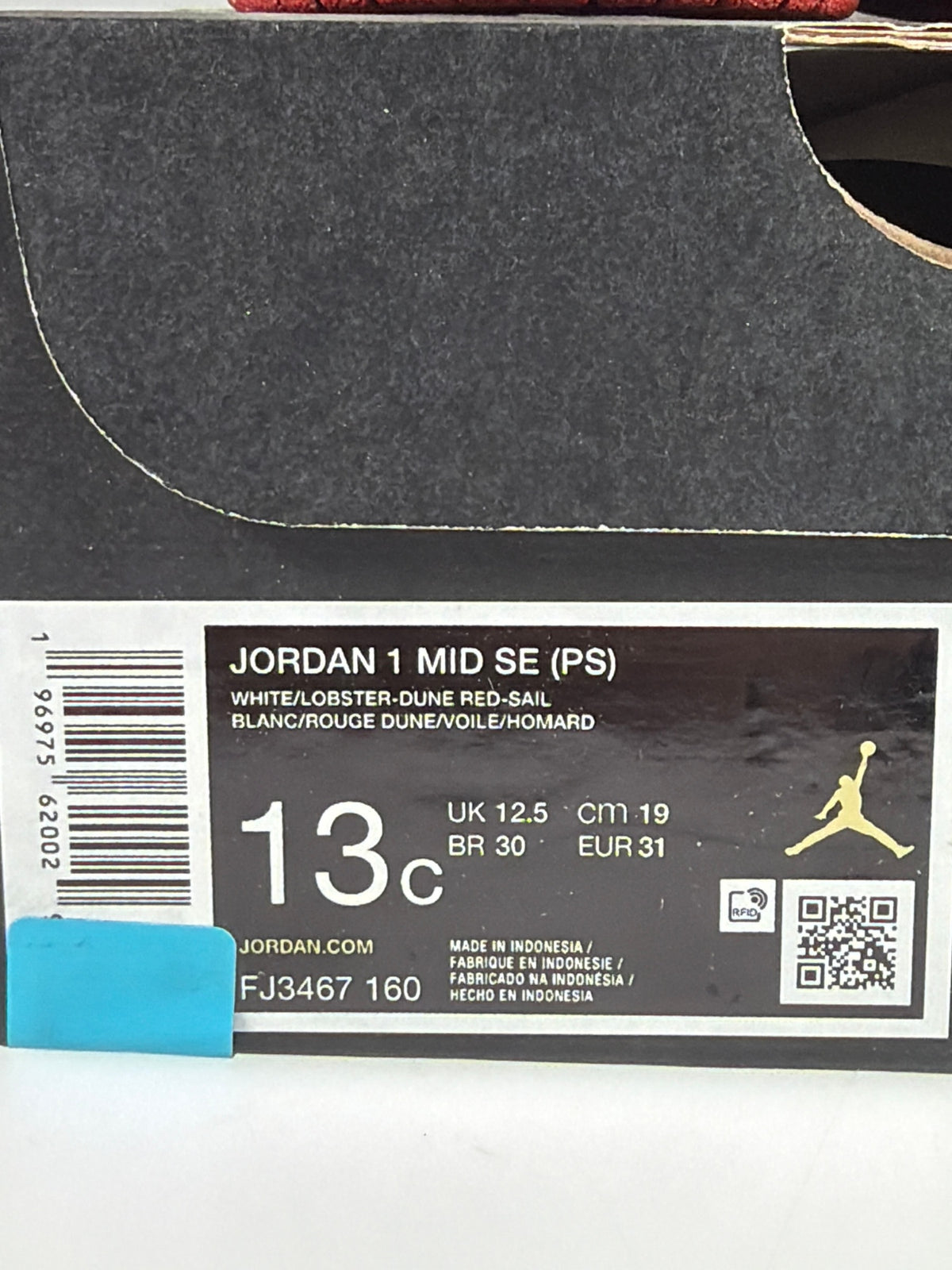 JORDAN 1 MID SE (PS) - Größe 31 #10316