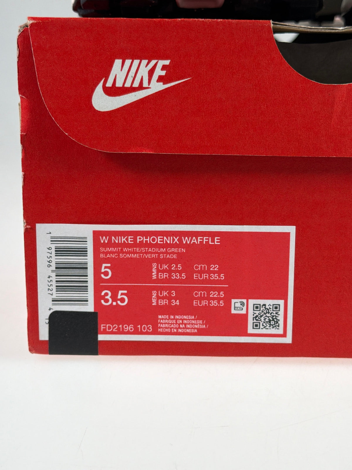 Nike Phoenix Waffle - Größe EU 35,5 #12823