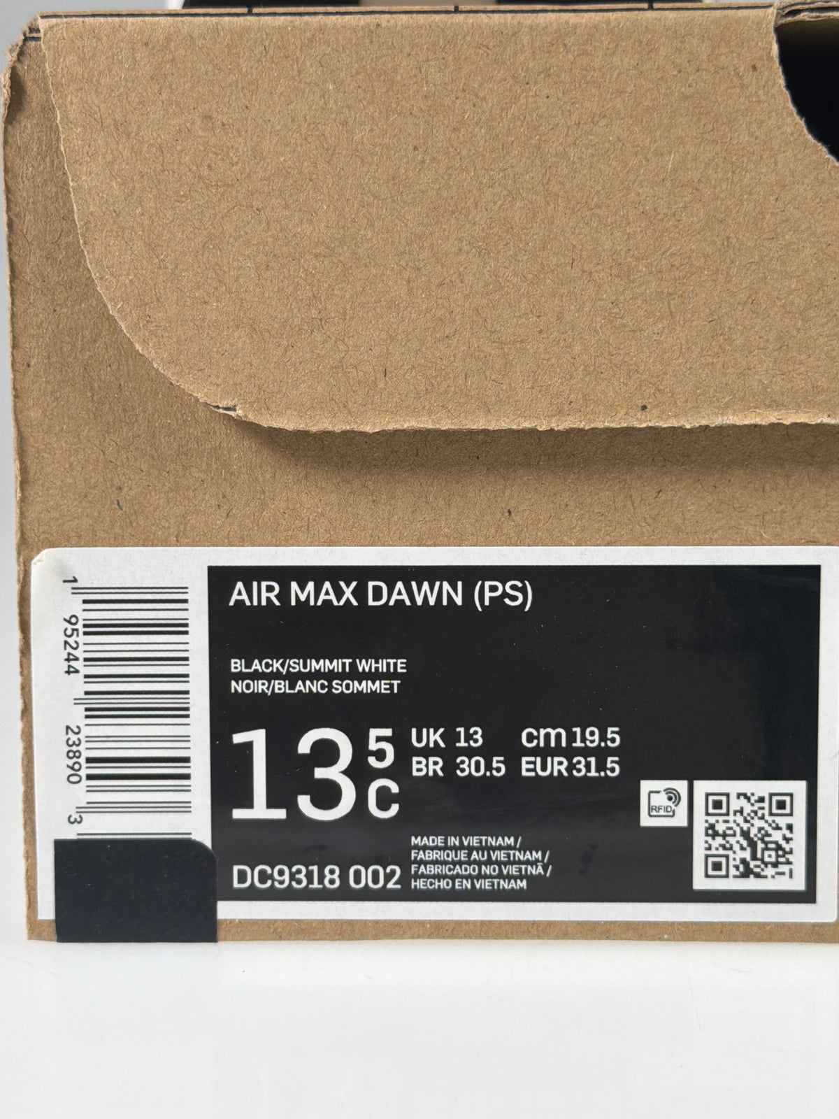 AIR MAX DAWN (PS) - Größe 31.5 #10305
