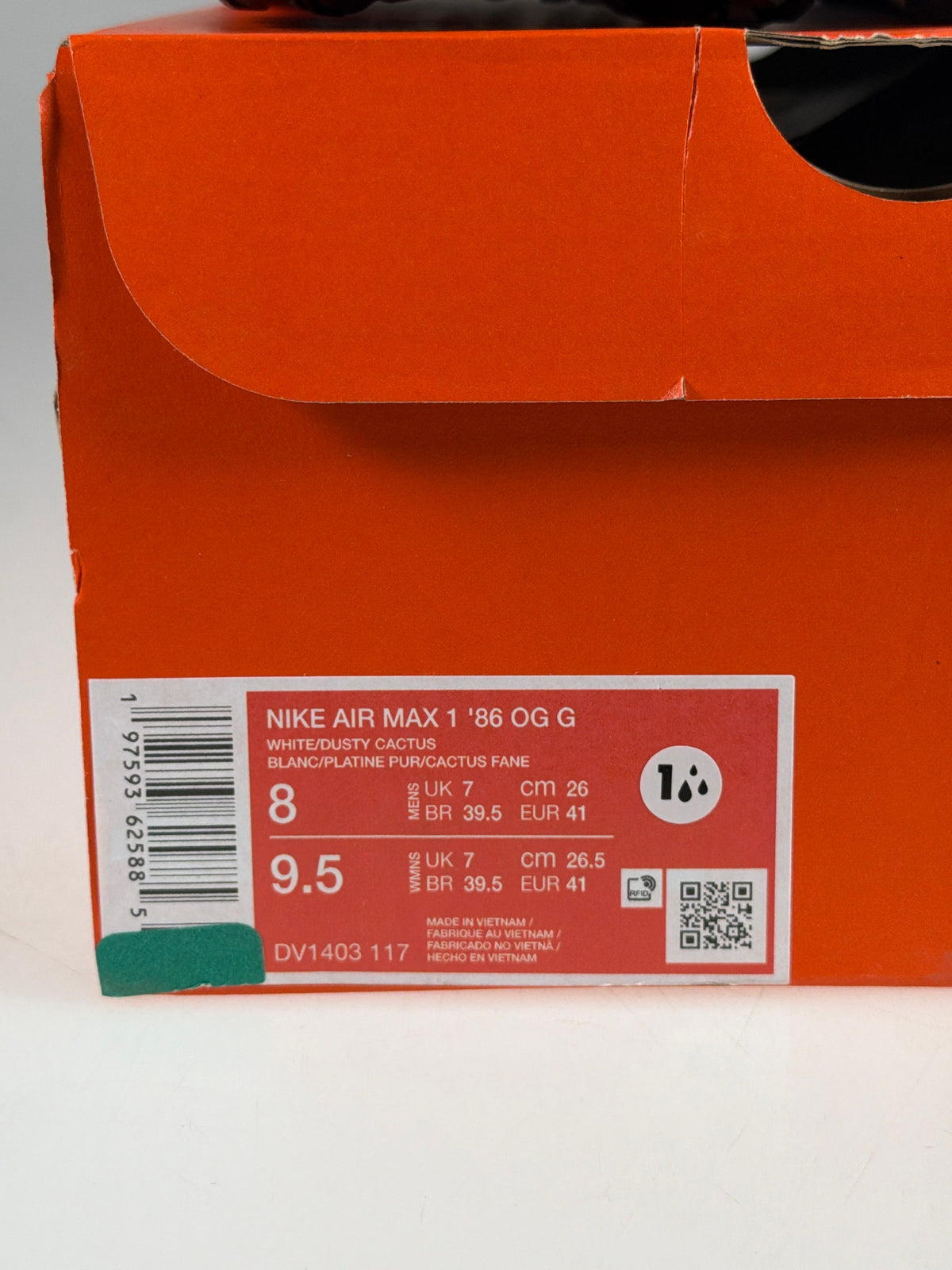 Nike Air Max 1 '86 OG G - Größe EU 41 #12951