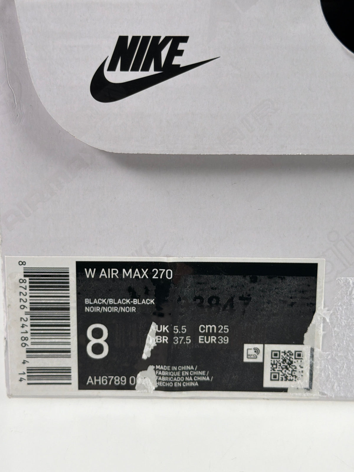 Nike Air Max 270 (W) - Größe EU 39 #12899