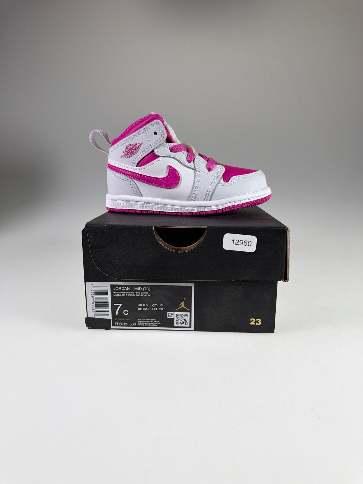 Jordan 1 Mid (TD) - Größe EU 23,5 #12960