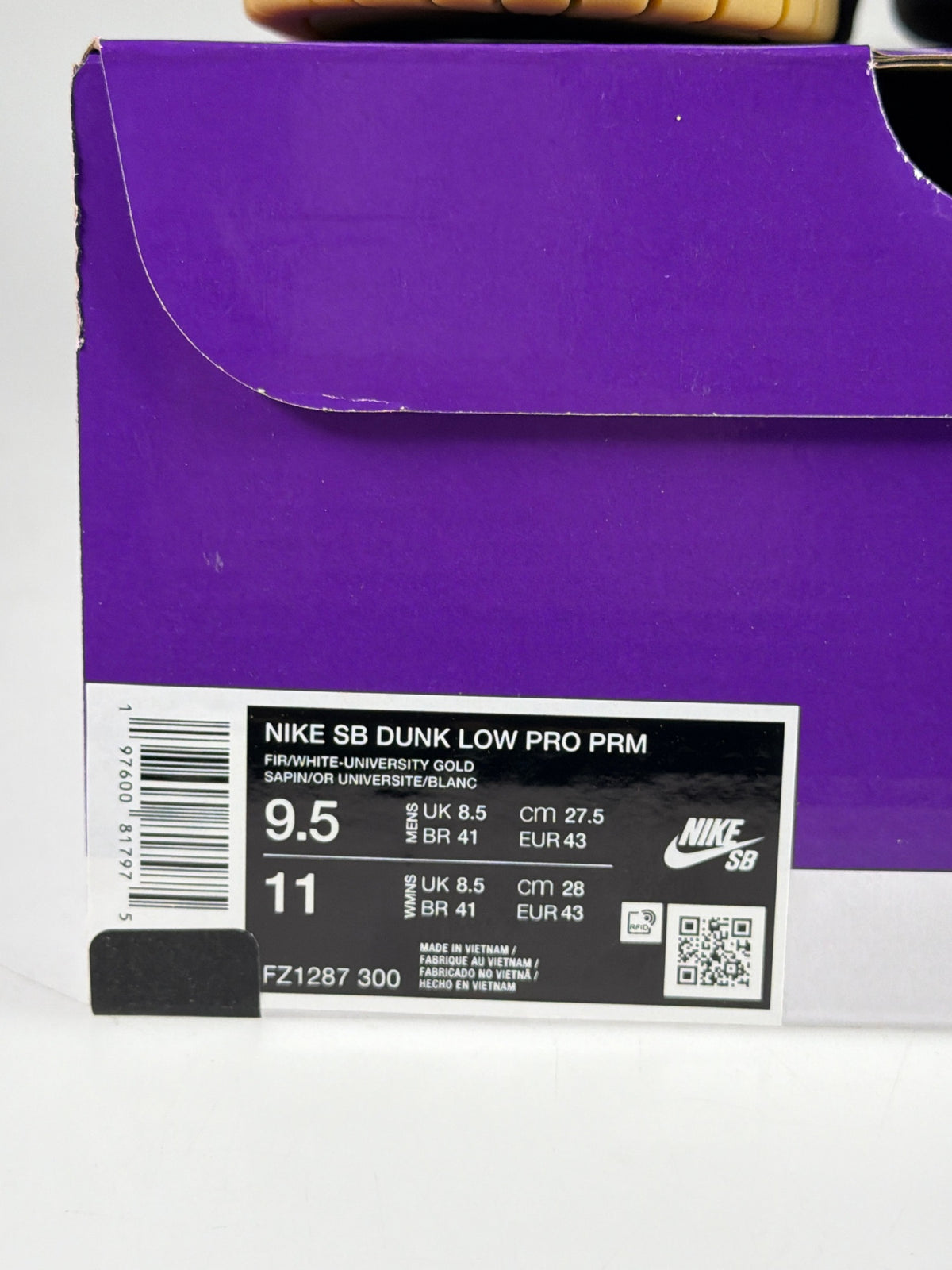 Nike SB Dunk Low Pro PRM - Größe EU 43 #12914