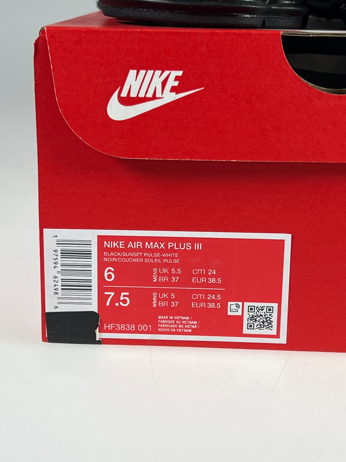 Nike Air Max Plus Iii - Größe EU 38,5 #12835