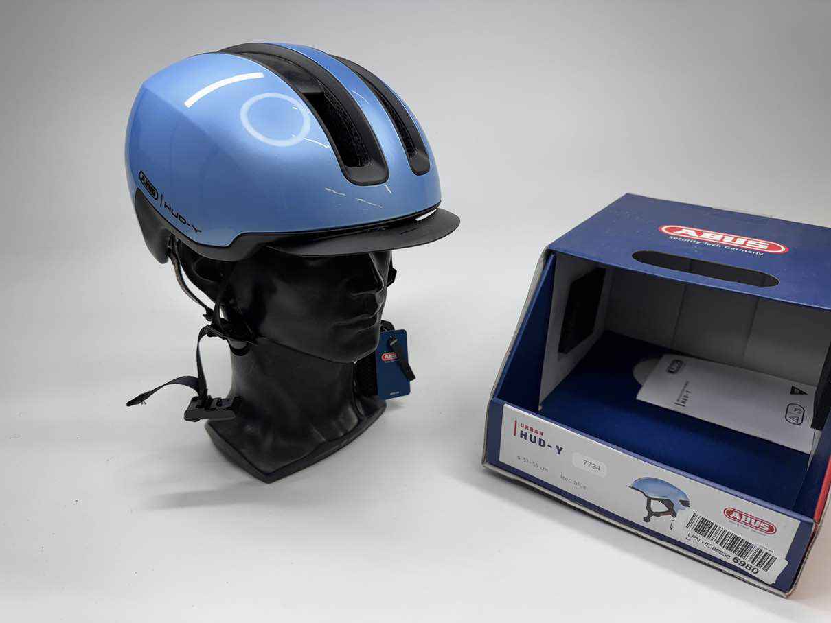 ABUS HUD-Y Fahrradhelm - Größe 51-55cm #7734 - Black Forest Deals