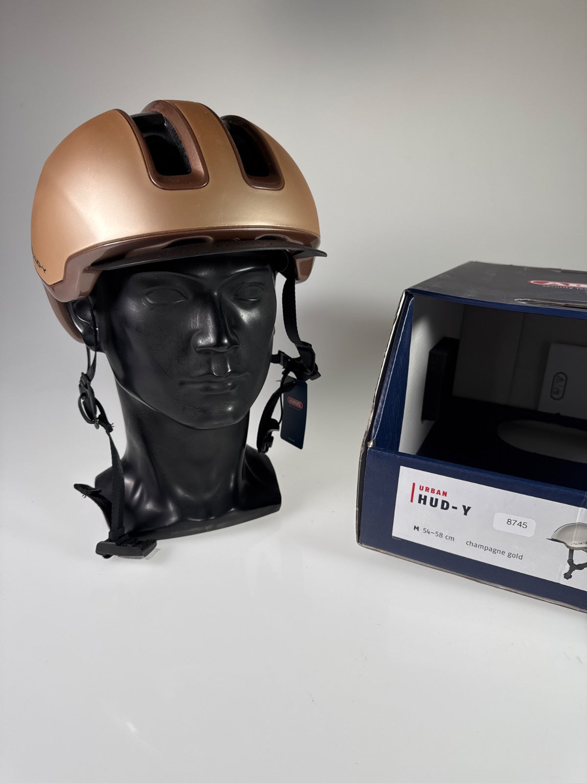 ABUS HUD-Y Fahrradhelm - Größe 54-58cm #8745