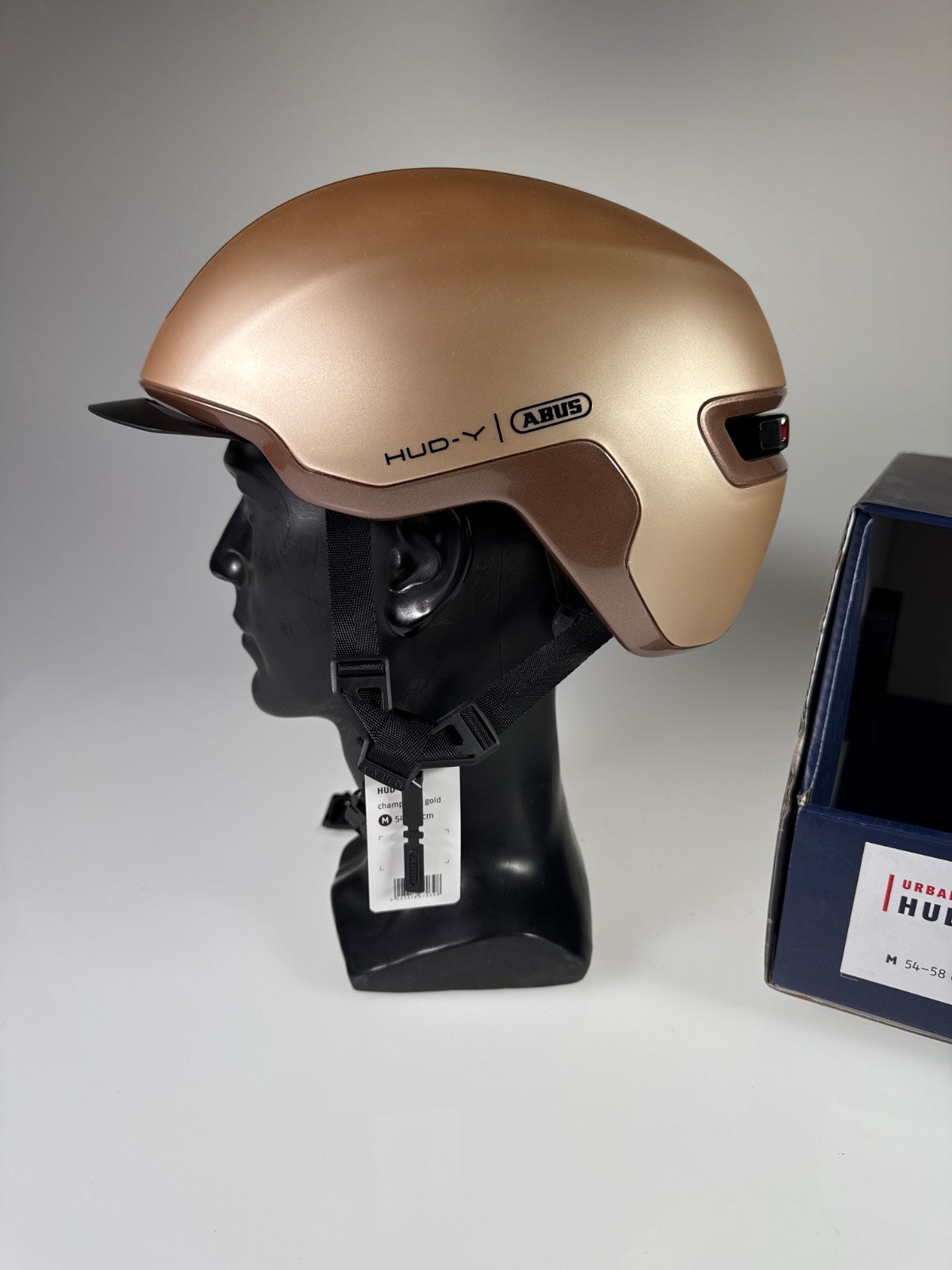 ABUS HUD-Y Fahrradhelm - Größe 54-58cm #8745