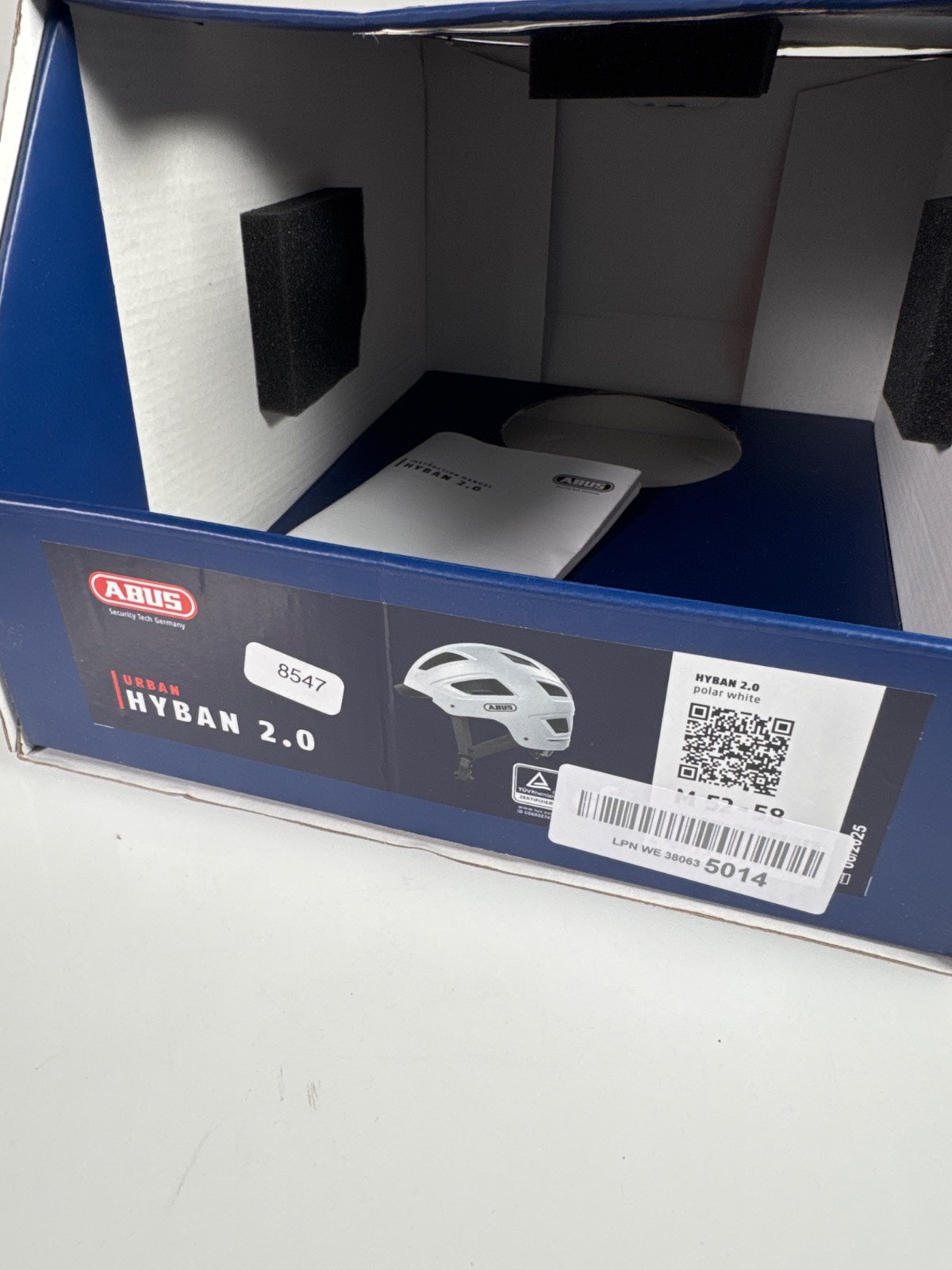 ABUS Hyban 2.0 Fahrradhelm - Größe 52-58cm #8547