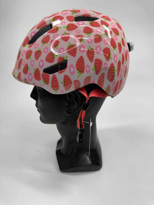 ABUS Kinder Smiley 3.0 LED Fahrradhelm - Größe 45-50cm #9819