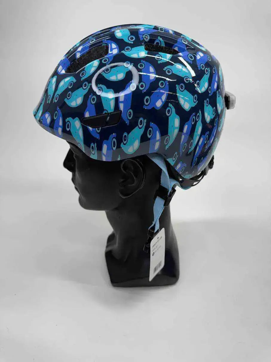 ABUS Kinder Smiley 3.0 LED Fahrradhelm - Größe 45-50cm #9960 ABUS