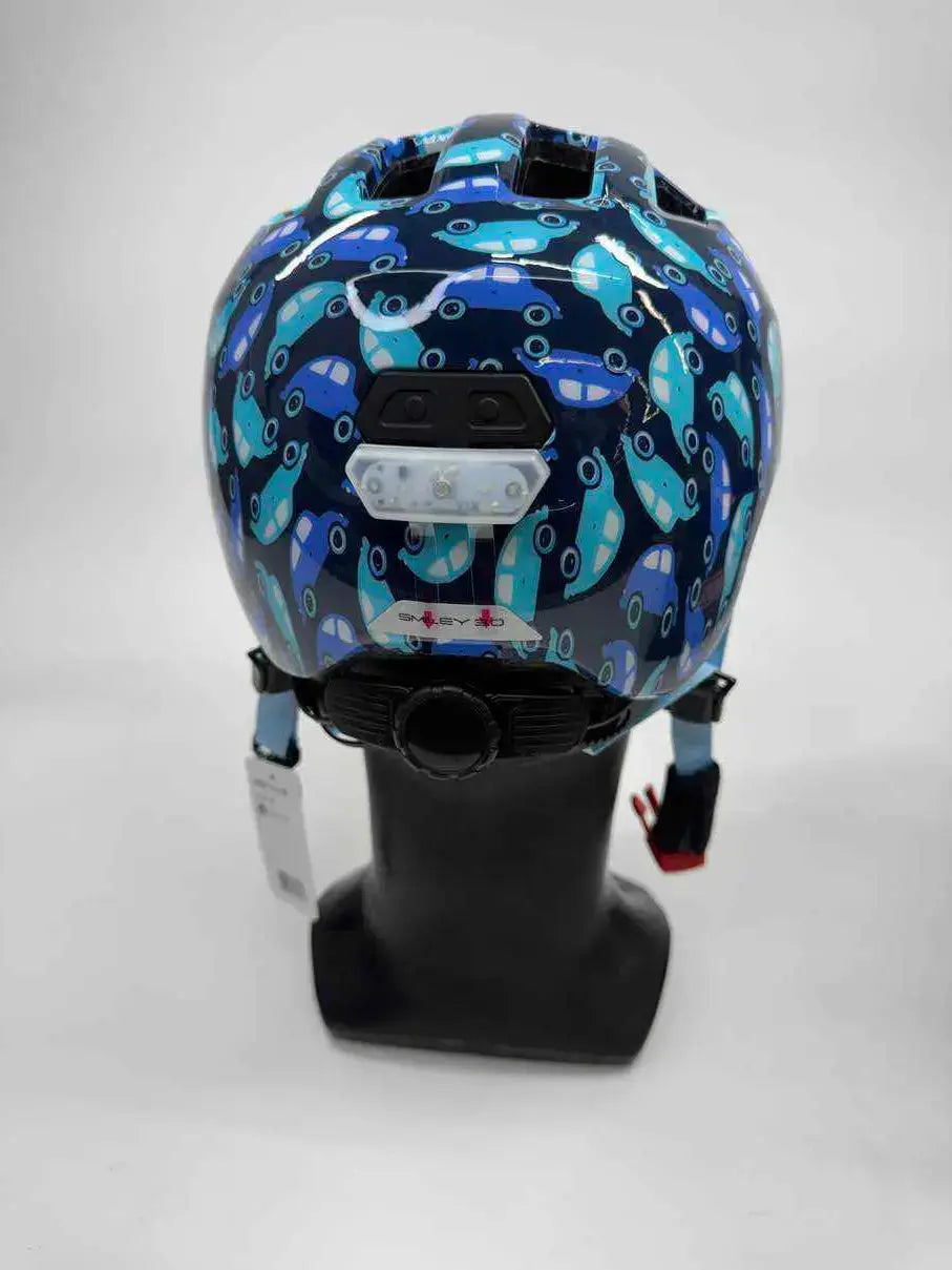 ABUS Kinder Smiley 3.0 LED Fahrradhelm - Größe 45-50cm #9960 ABUS