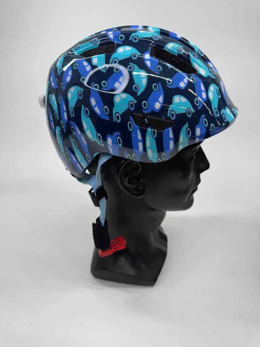 ABUS Kinder Smiley 3.0 LED Fahrradhelm - Größe 45-50cm #9960 ABUS