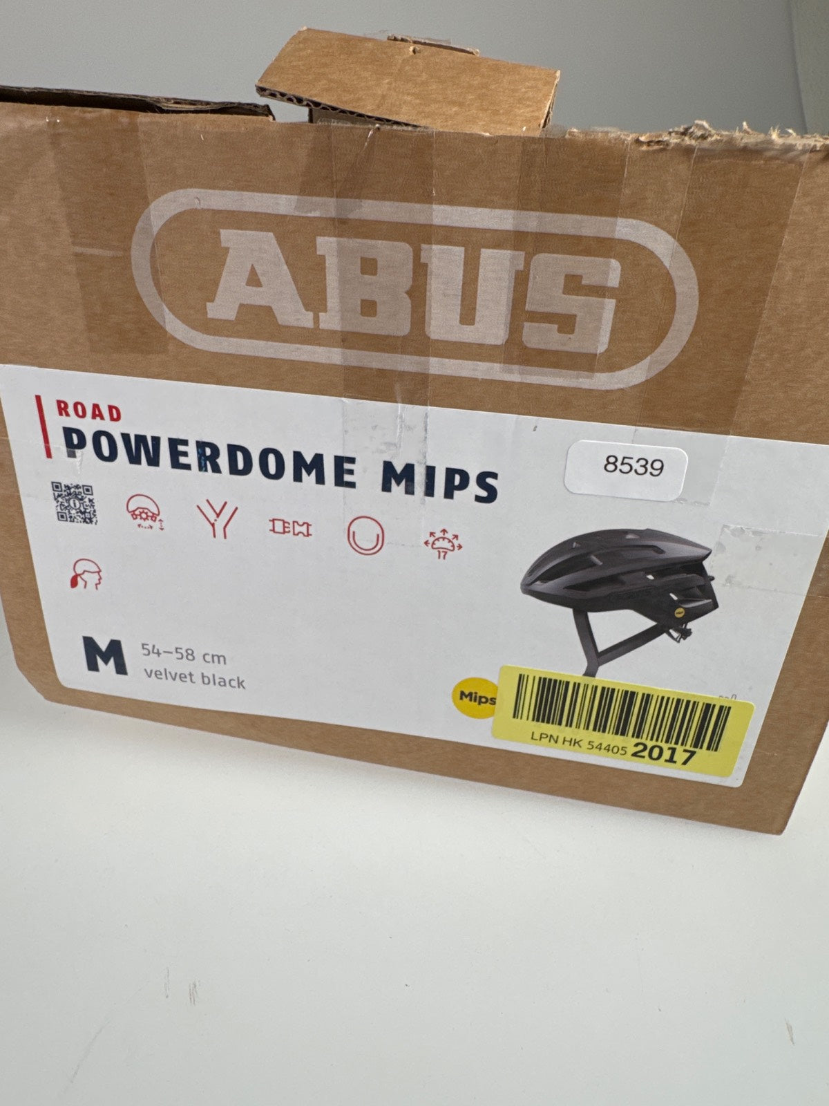 ABUS PowerDome MIPS Fahrradhelm - Größe 54-58cm #8539