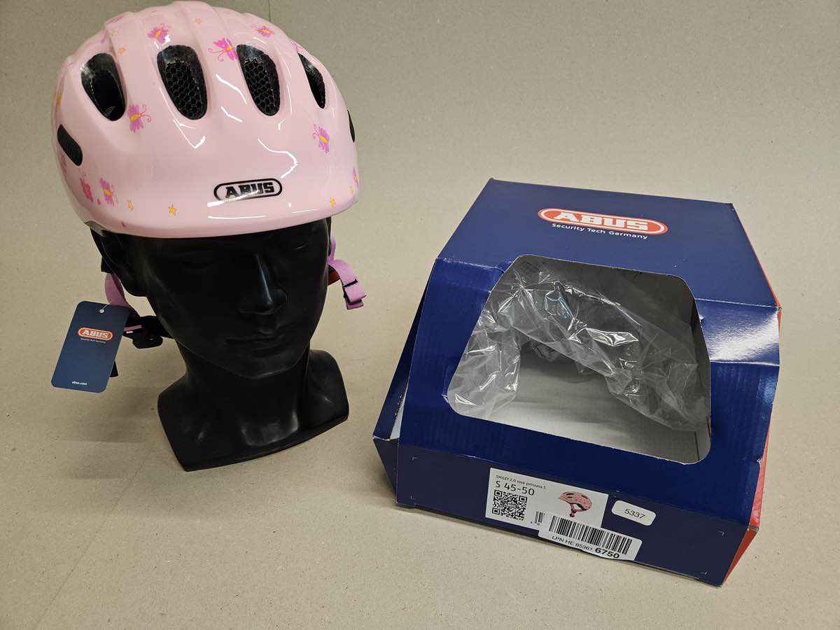 ABUS Smiley 2.0 Fahrradhelm - Größe 45-50cm #5337 Black Forest Deals