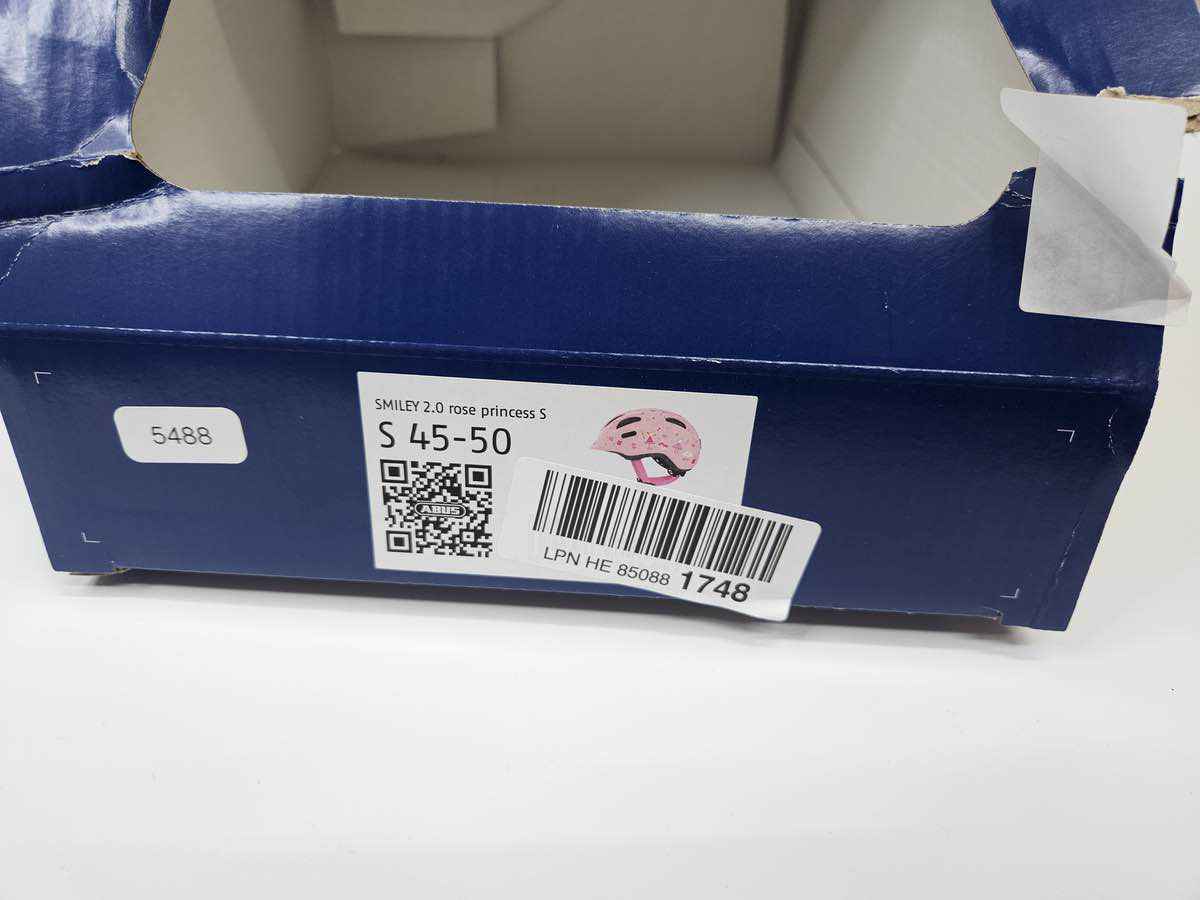 ABUS Smiley 2.0 Fahrradhelm - Größe 45-50cm #5488 abus