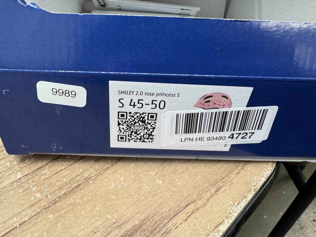 ABUS Smiley 2.0 Fahrradhelm - Größe 45-50cm #9989 ABUS