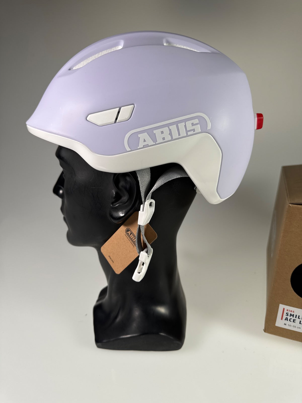 ABUS Smiley 3.0 Ace LED Fahrradhelm - Größe 50-55cm #8877