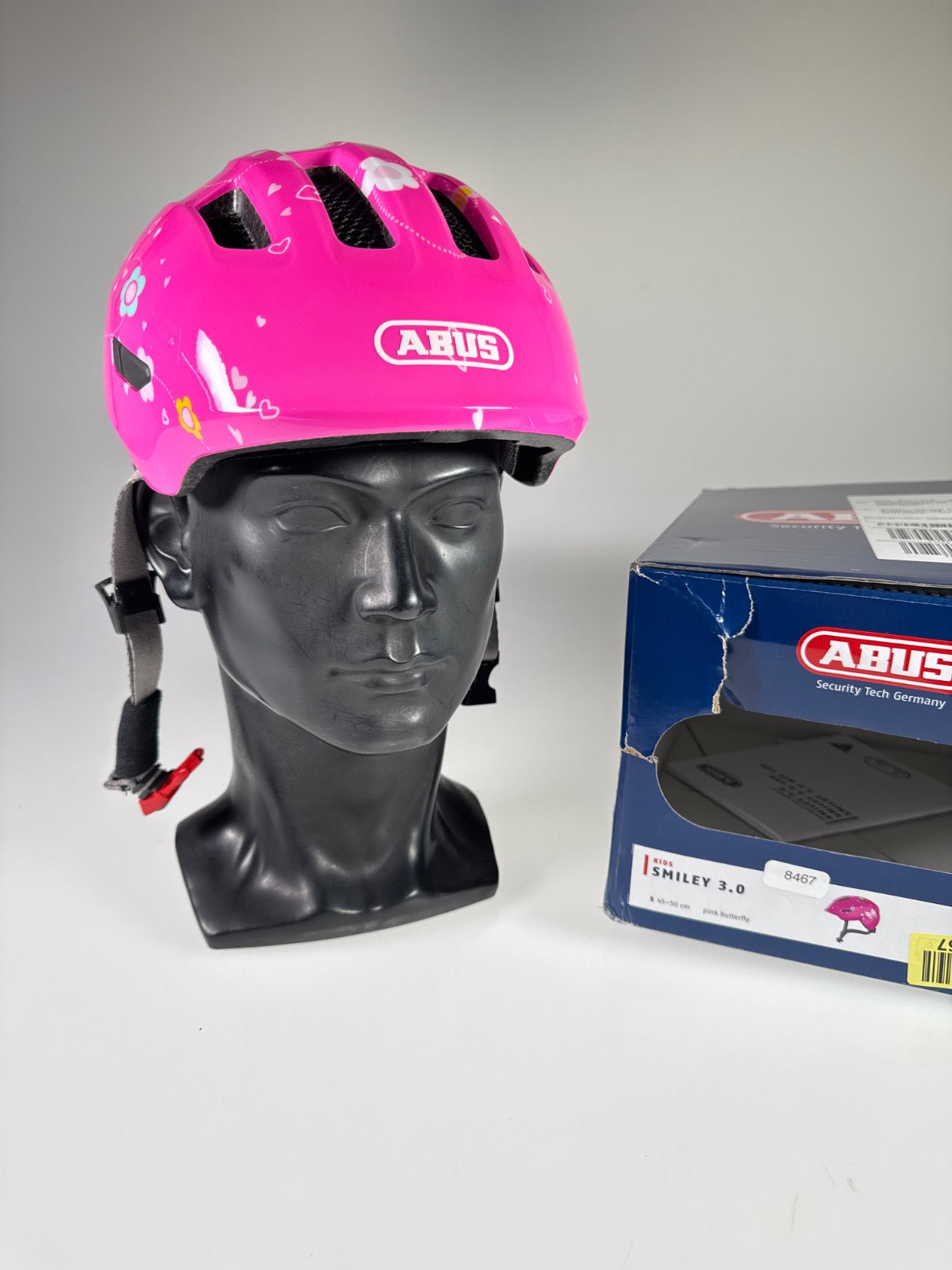 ABUS Smiley 3.0 Fahrradhelm - Größe 45-50cm #8467
