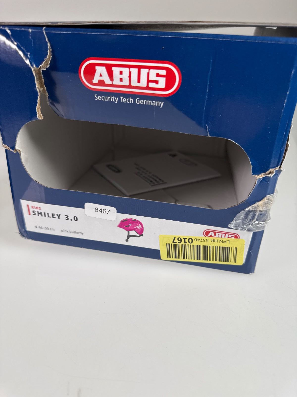 ABUS Smiley 3.0 Fahrradhelm - Größe 45-50cm #8467