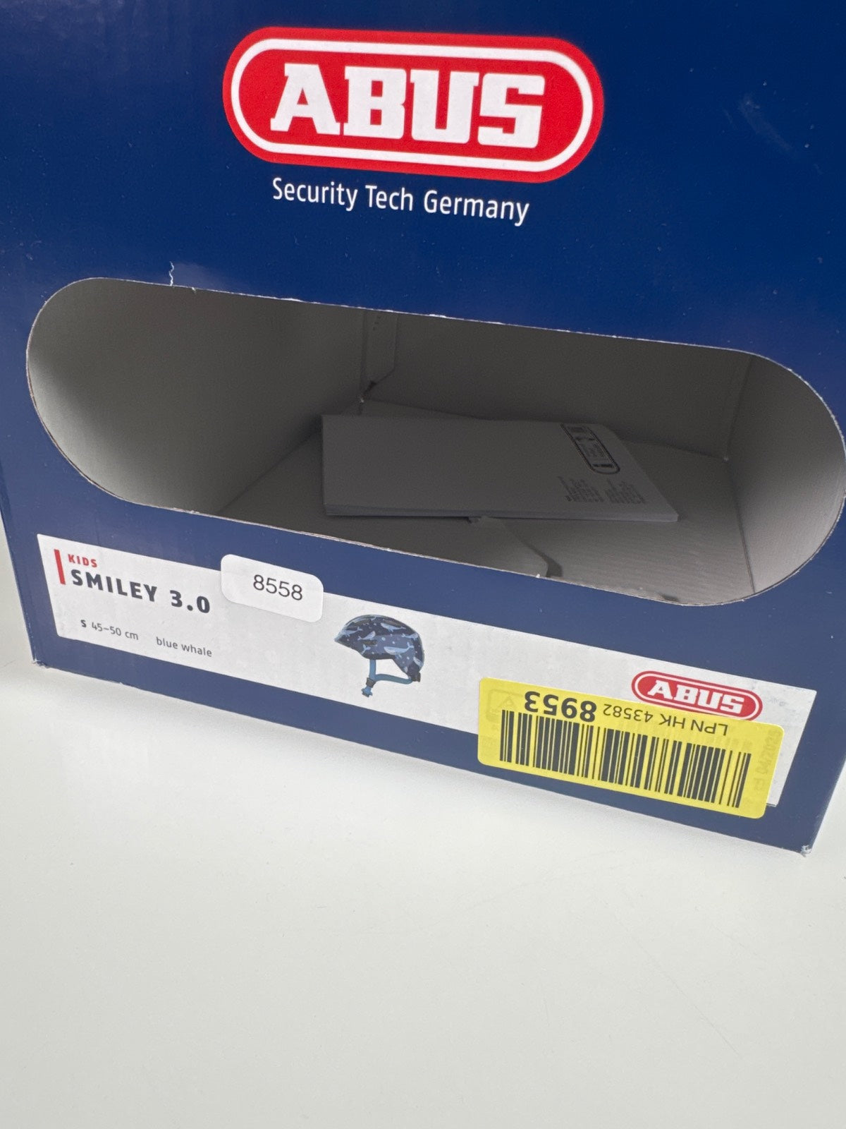 ABUS Smiley 3.0 Fahrradhelm - Größe 45-50cm #8558
