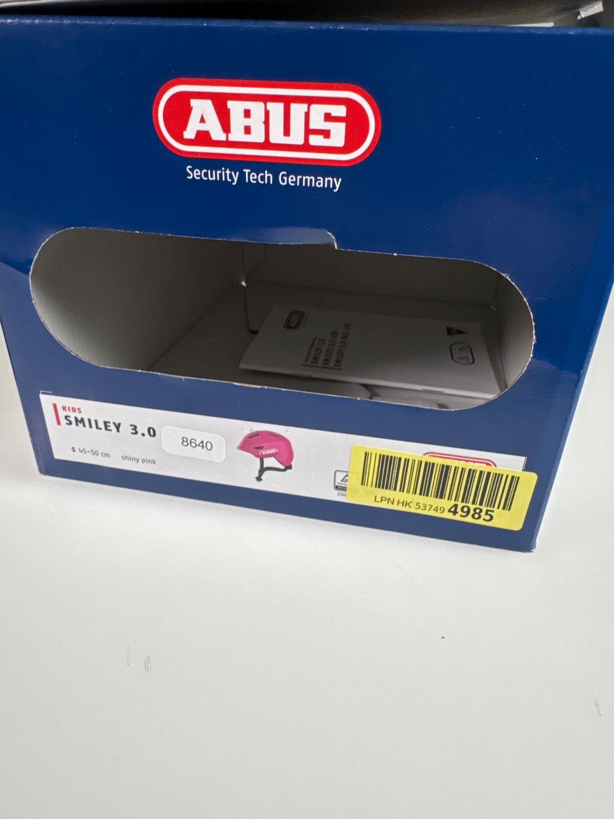 ABUS Smiley 3.0 Fahrradhelm - Größe 45-50cm #8640