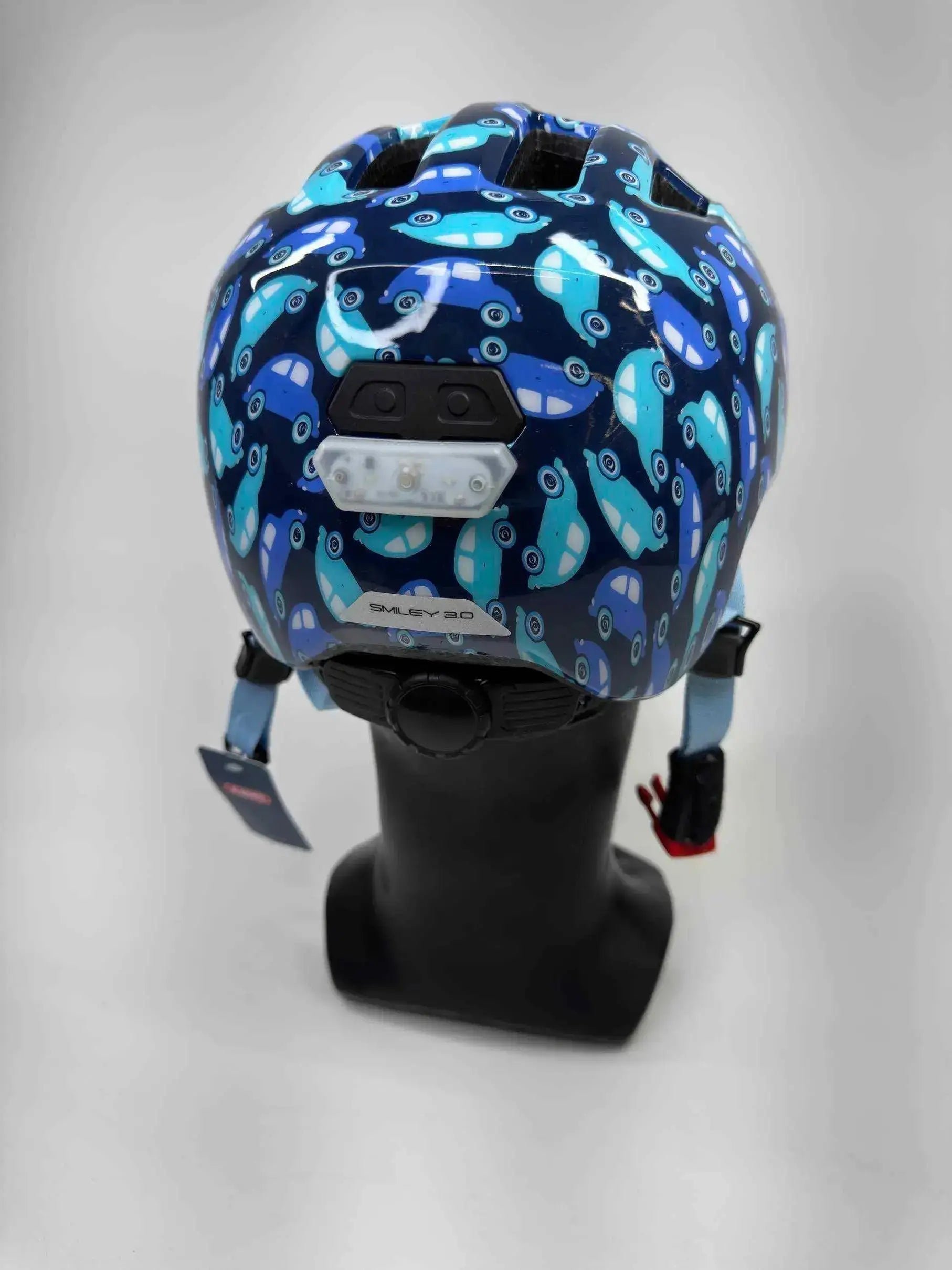 ABUS Smiley 3.0 LED Fahrradhelm - Größe 45-50cm #7561 - Black Forest Deals