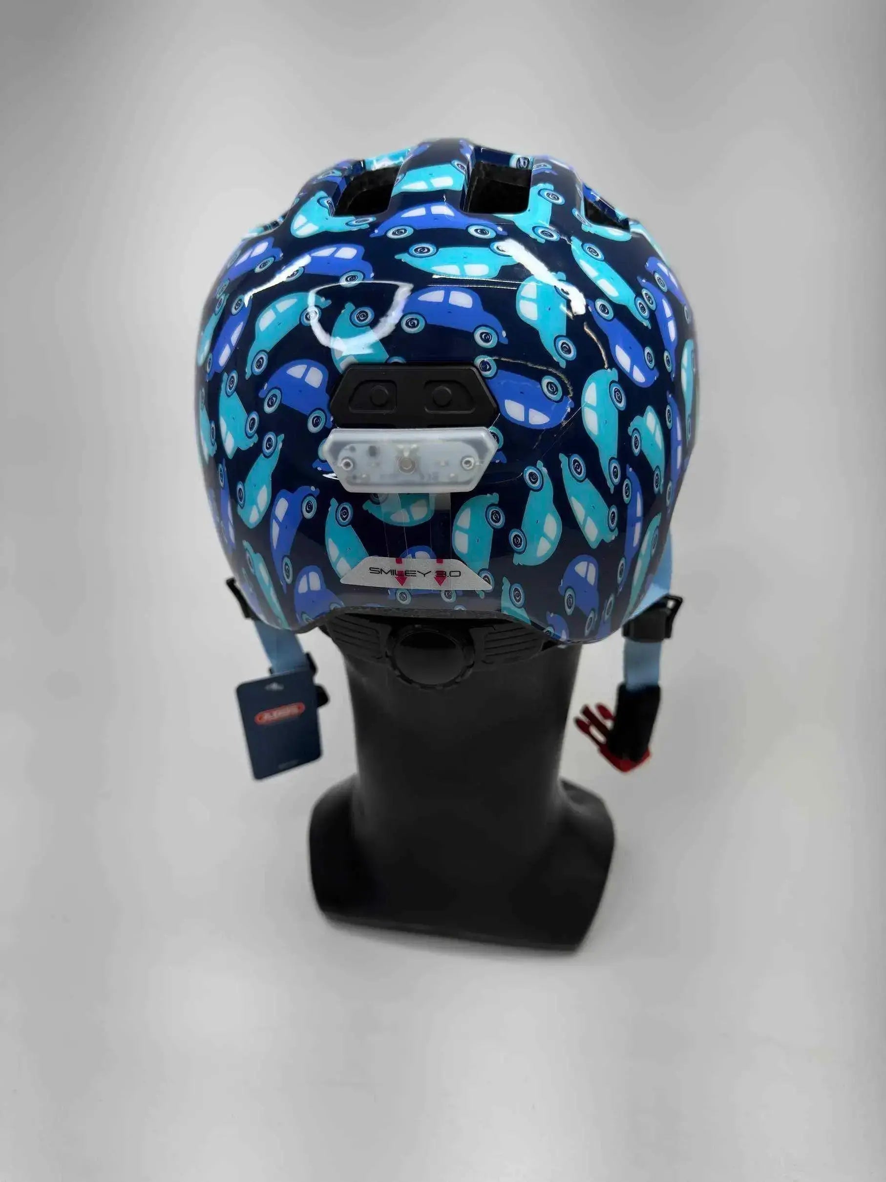 ABUS Smiley 3.0 LED Fahrradhelm - Größe 45-50cm #7587 - Black Forest Deals