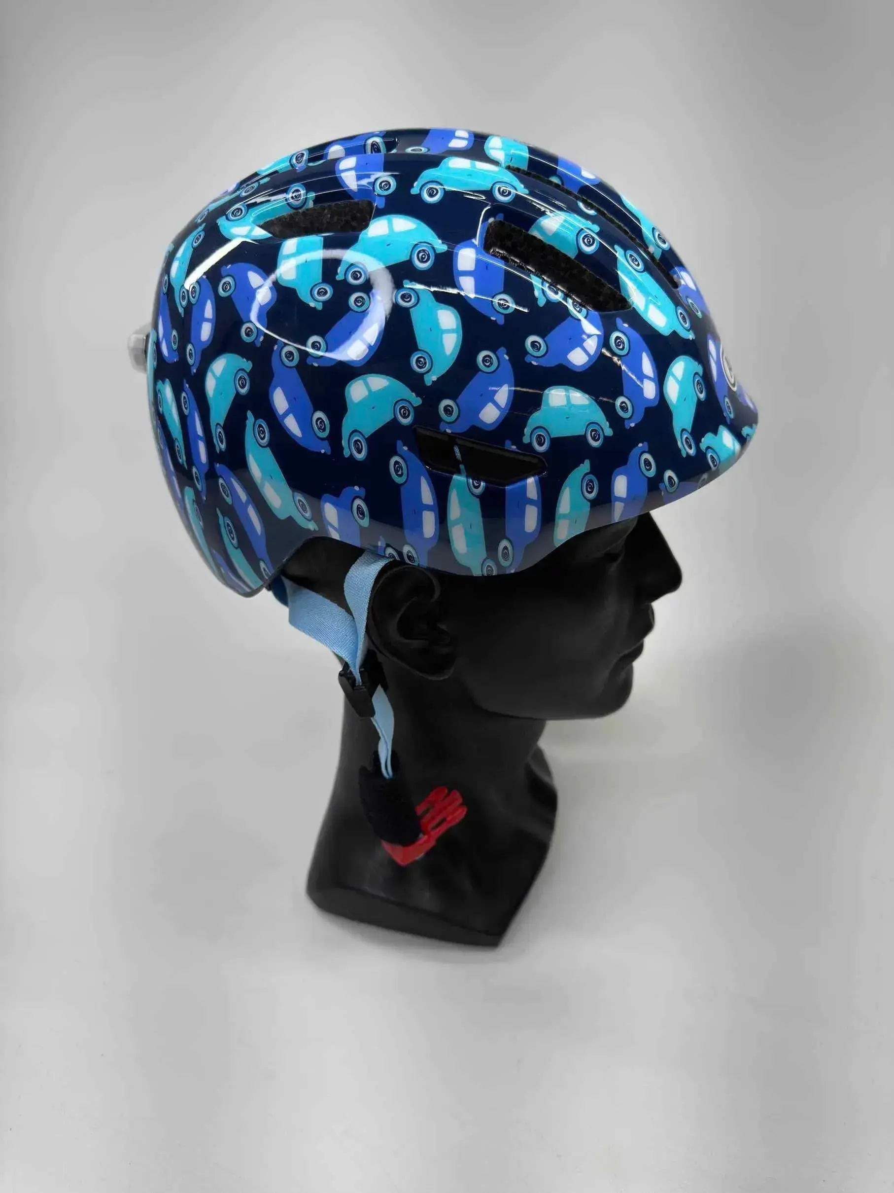 ABUS Smiley 3.0 LED Fahrradhelm - Größe 45-50cm #7587 - Black Forest Deals