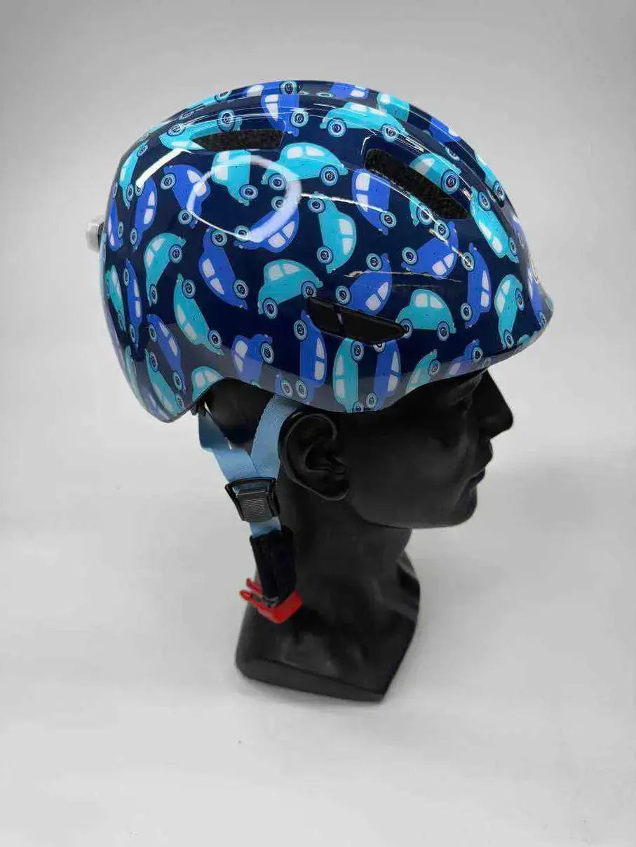 ABUS Smiley 3.0 LED Fahrradhelm - Größe 45-50cm #7689 - Black Forest Deals