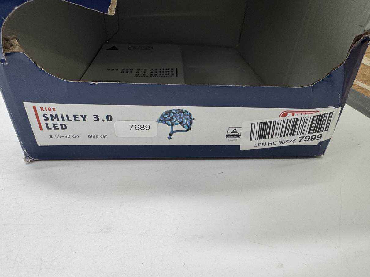 ABUS Smiley 3.0 LED Fahrradhelm - Größe 45-50cm #7689 - Black Forest Deals