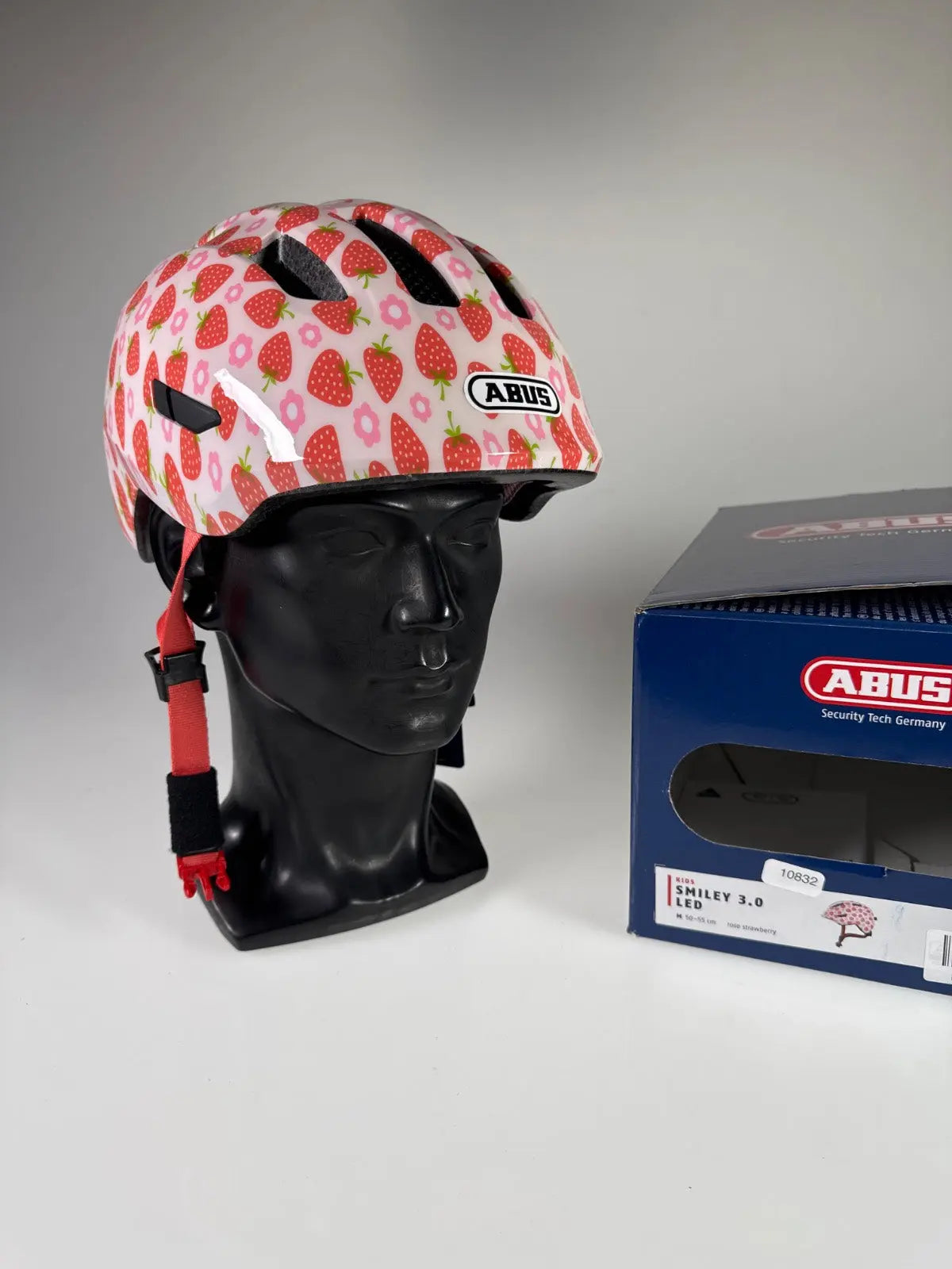 ABUS Smiley 3.0 LED Fahrradhelm - Größe 50-55cm #10832