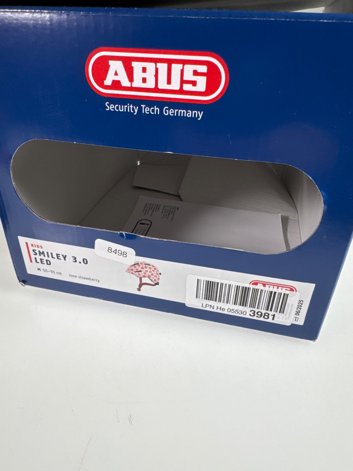 ABUS Smiley 3.0 LED Fahrradhelm - Größe 50-55cm #8498
