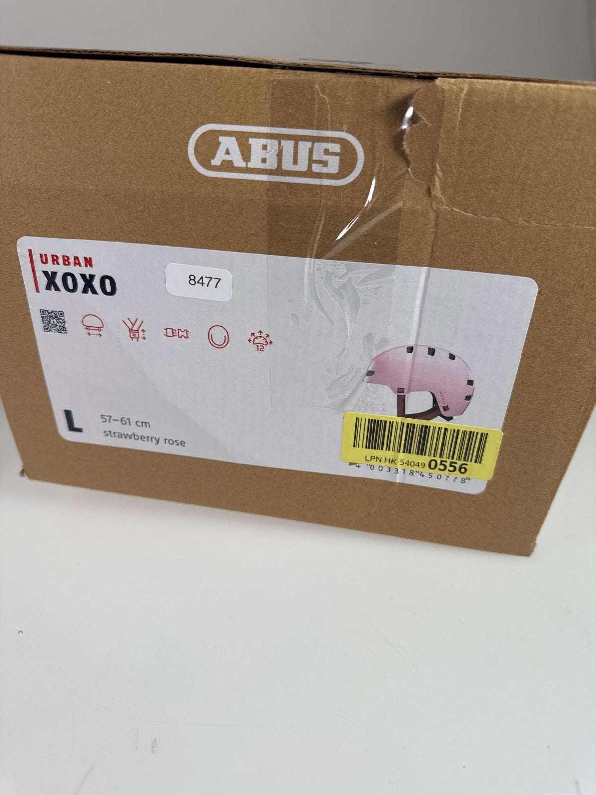 ABUS Xoxo Fahrradhelm - Größe 57-61cm #8477