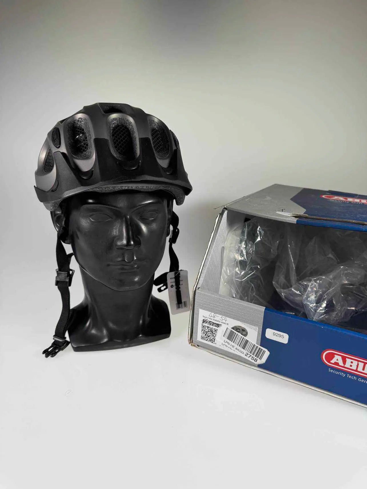 ABUS Youn-I Ace Metallic Silver M (52-57cm) | Retoure Note 1 | #9295