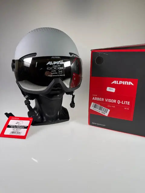 ALPINA ARBER Visor Q-LITE Skihelm - Größe 58-61cm #9201