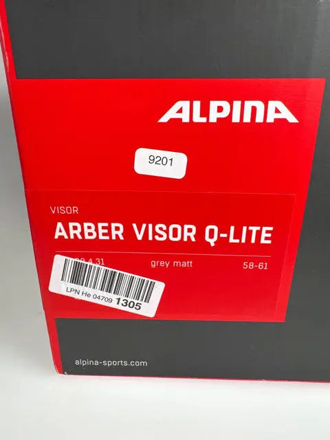 ALPINA ARBER Visor Q-LITE Skihelm - Größe 58-61cm #9201