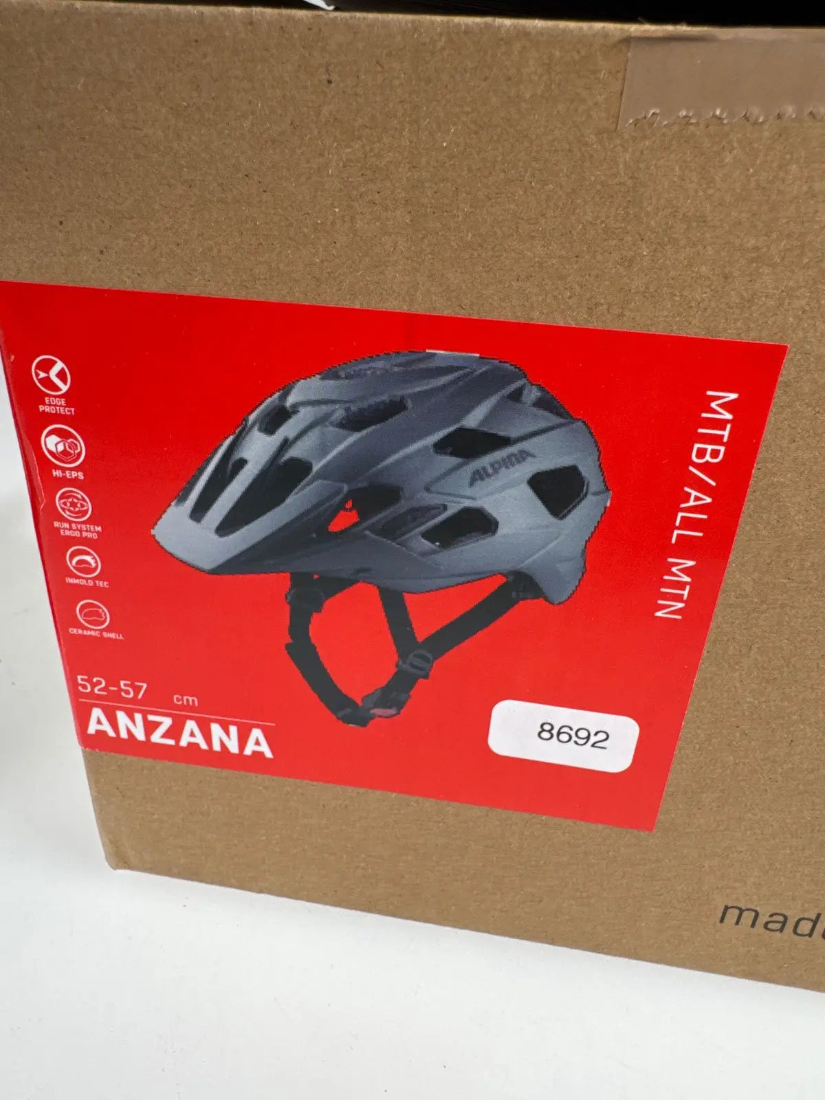 ALPINA Anzana Fahrradhelm - Größe 52-57cm #8692