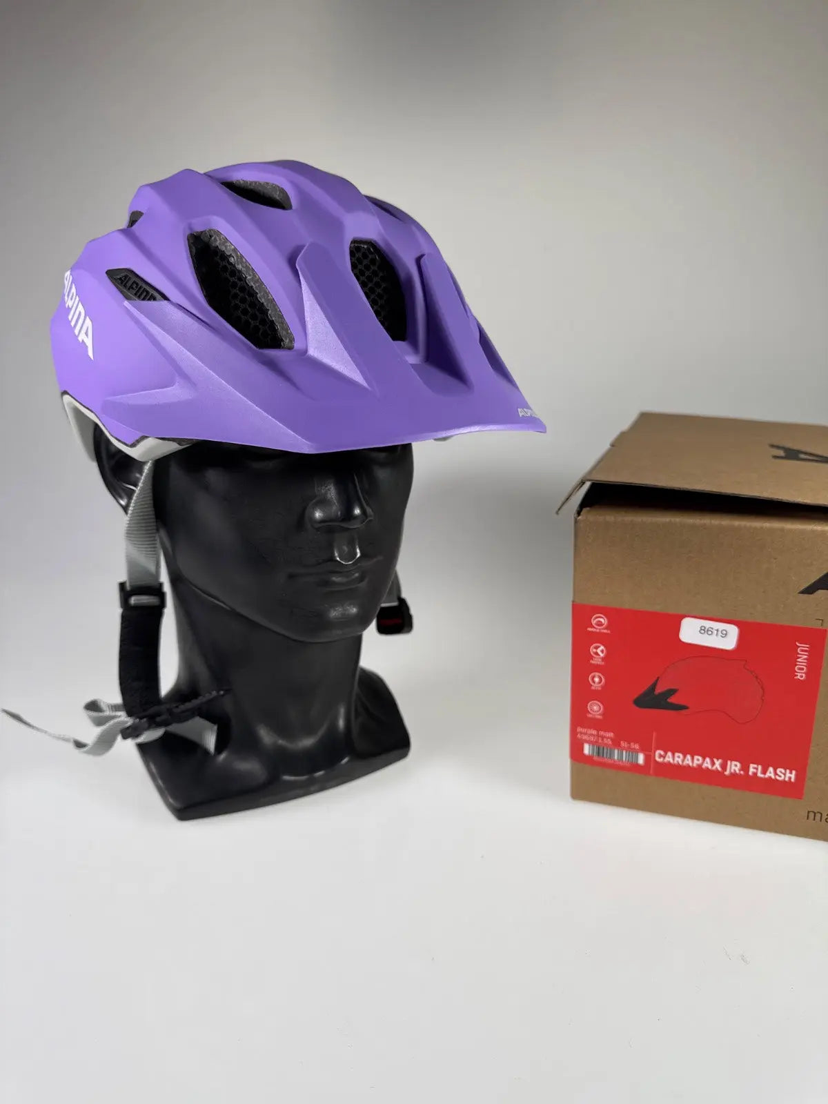 ALPINA Carapax JR. Flash Fahrradhelm - Größe 51-56cm #8619