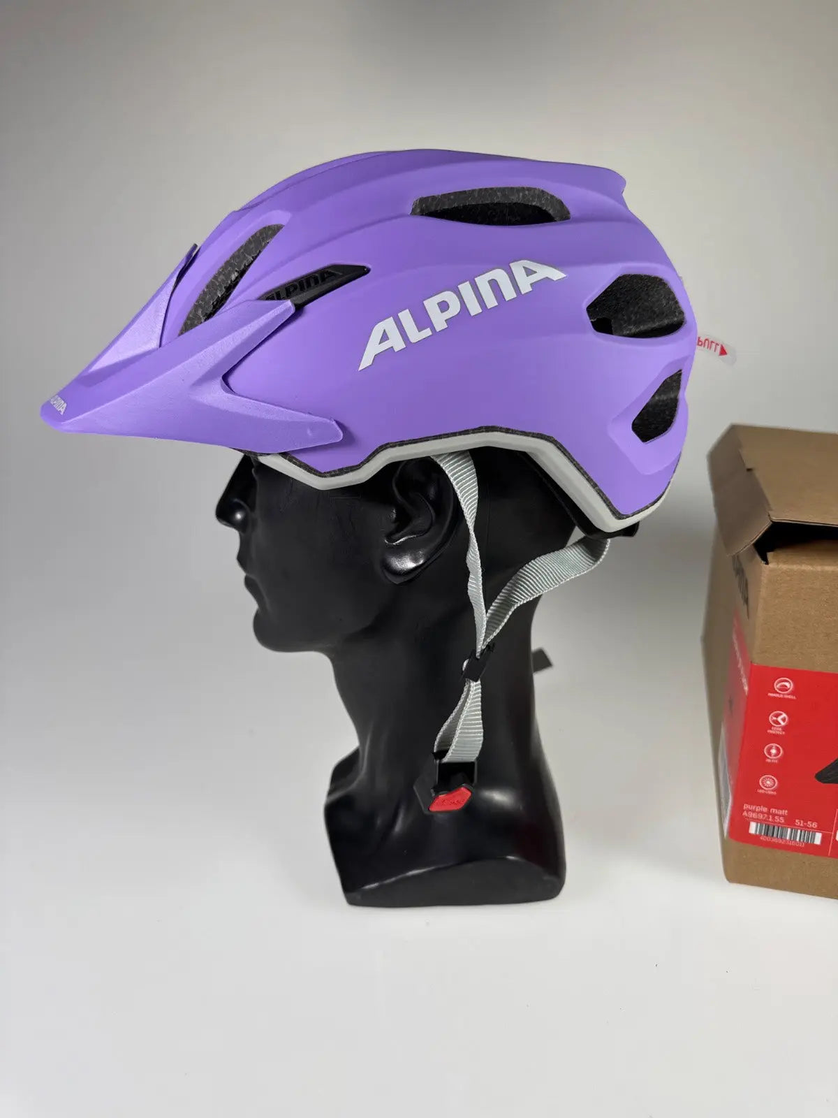 ALPINA Carapax JR. Flash Fahrradhelm - Größe 51-56cm #8619