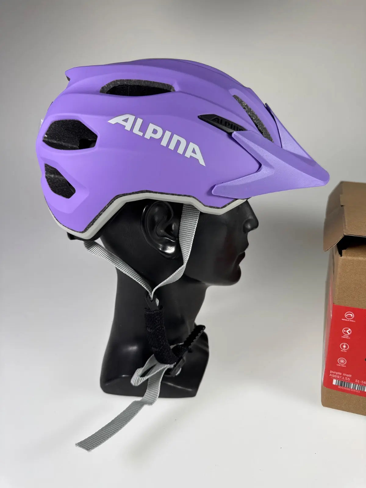 ALPINA Carapax JR. Flash Fahrradhelm - Größe 51-56cm #8619