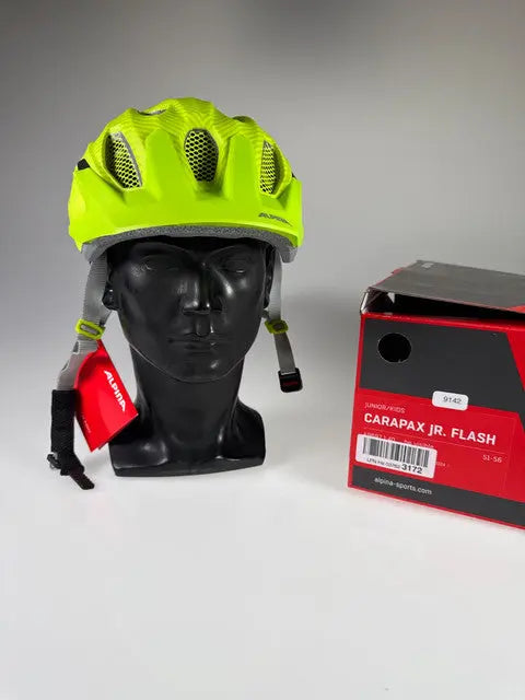 ALPINA Carapax JR. Flash Fahrradhelm - Größe 51-56cm #9142