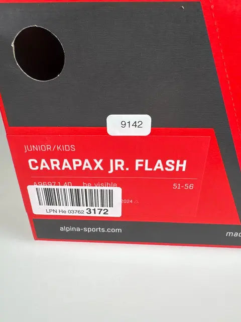 ALPINA Carapax JR. Flash Fahrradhelm - Größe 51-56cm #9142