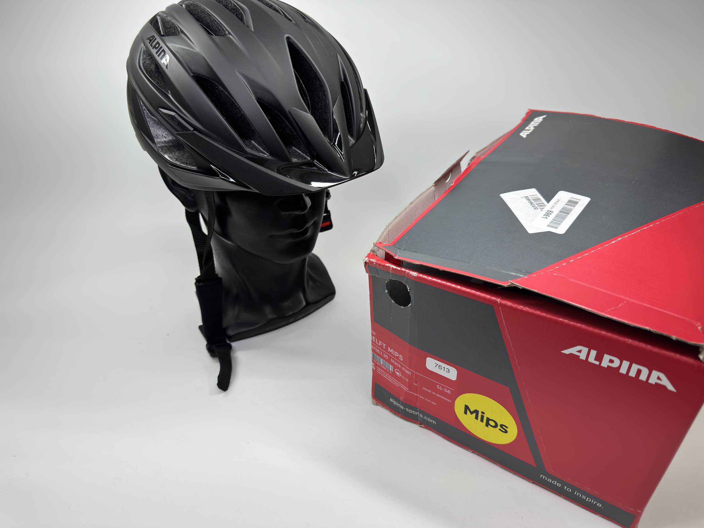 ALPINA Delft MIPS Fahrradhelm - Größe 51-56cm #7613 - Black Forest Deals