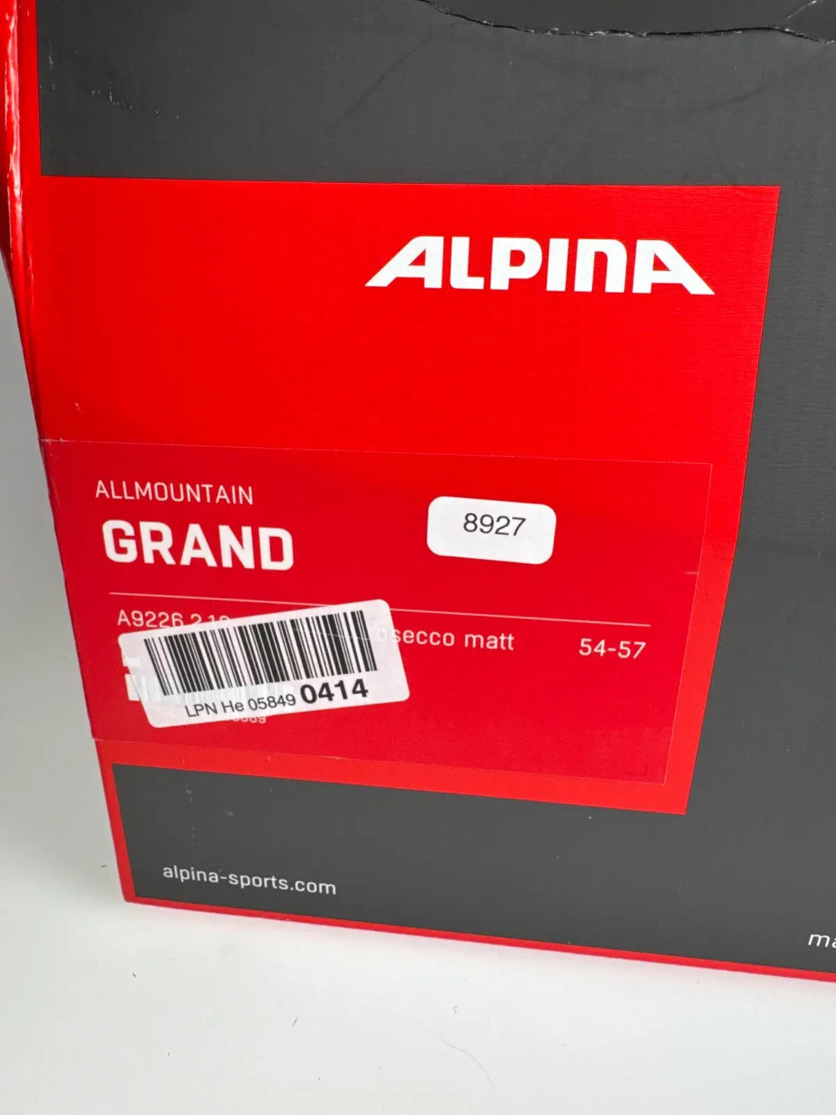 ALPINA Grand Skihelm - Größe 54-57cm #8927