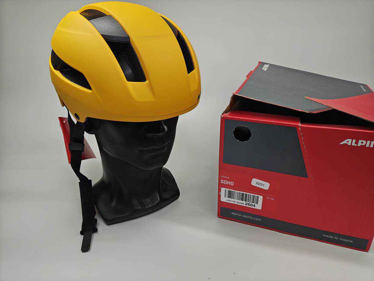 ALPINA SOHO Fahrradhelm - Größe 51-56 cm #6231 Alpina