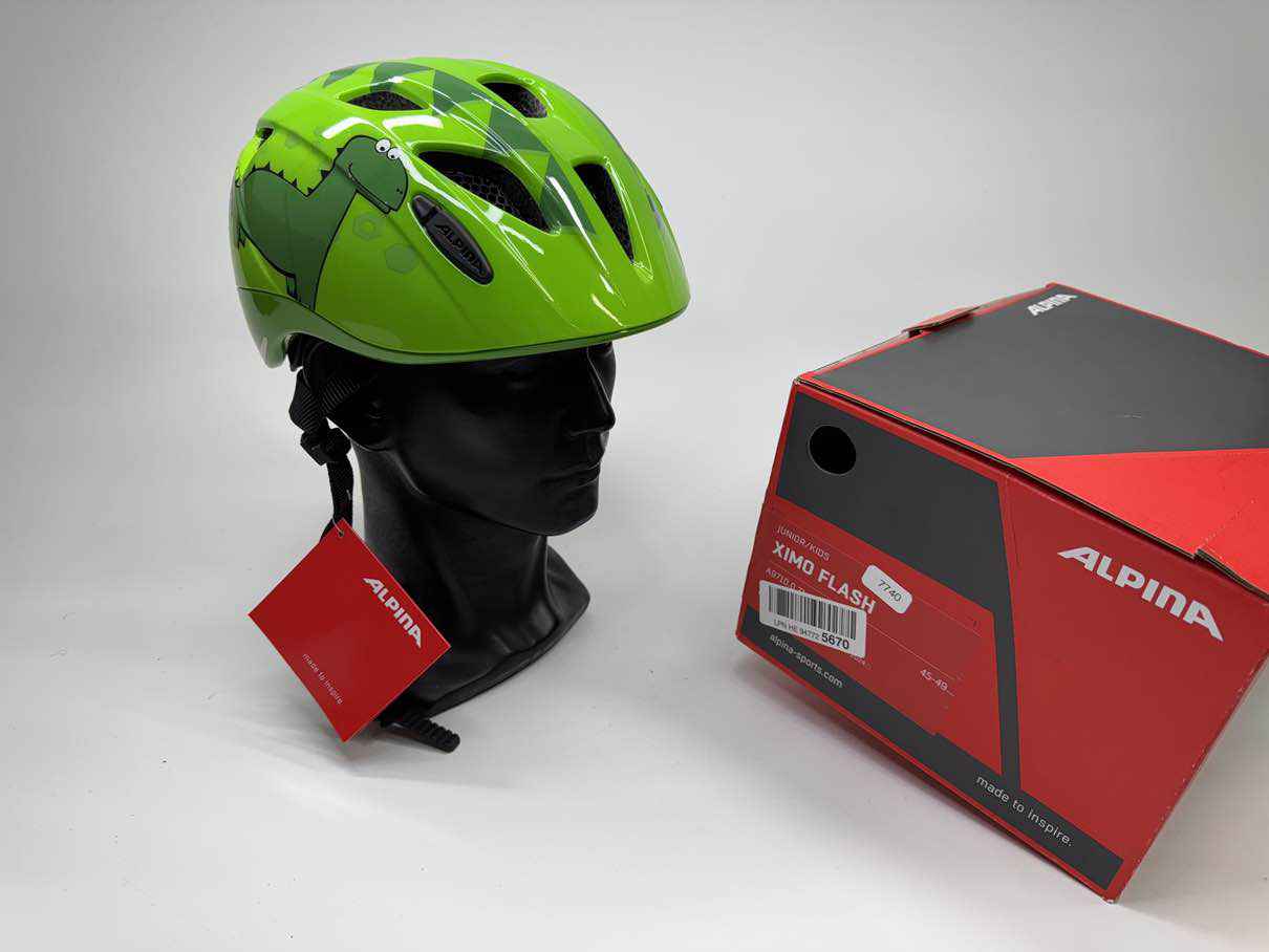 ALPINA XIMO Fahrradhelm - Größe 45-49cm #7740 - Black Forest Deals